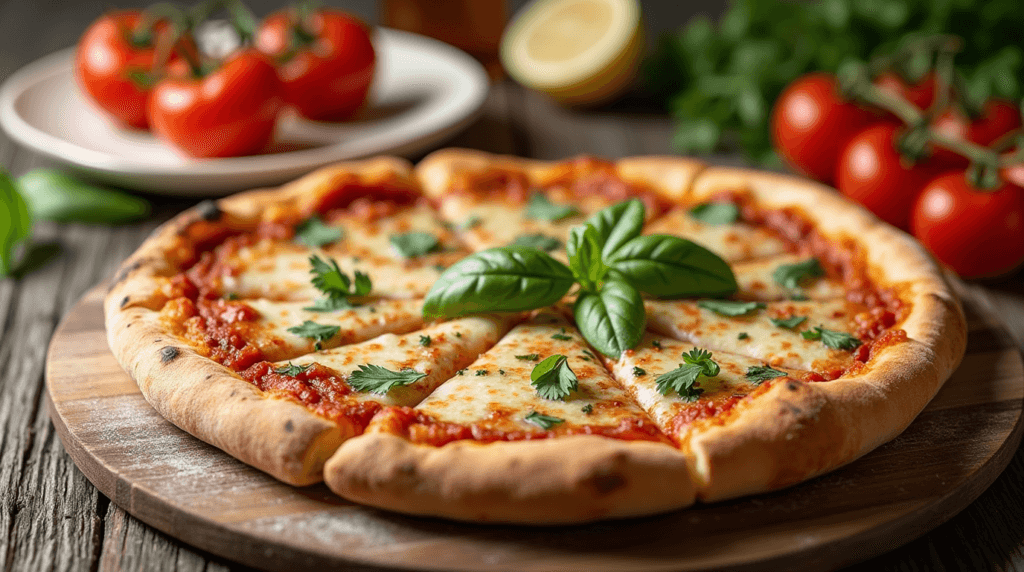 What makes Tasty's Pizza unique compared to other pizza places? 3 create an image featuring a tastys pizza dish the image should showcase the main dish cooked to pe 7y87tldy416patbjwq4g 0