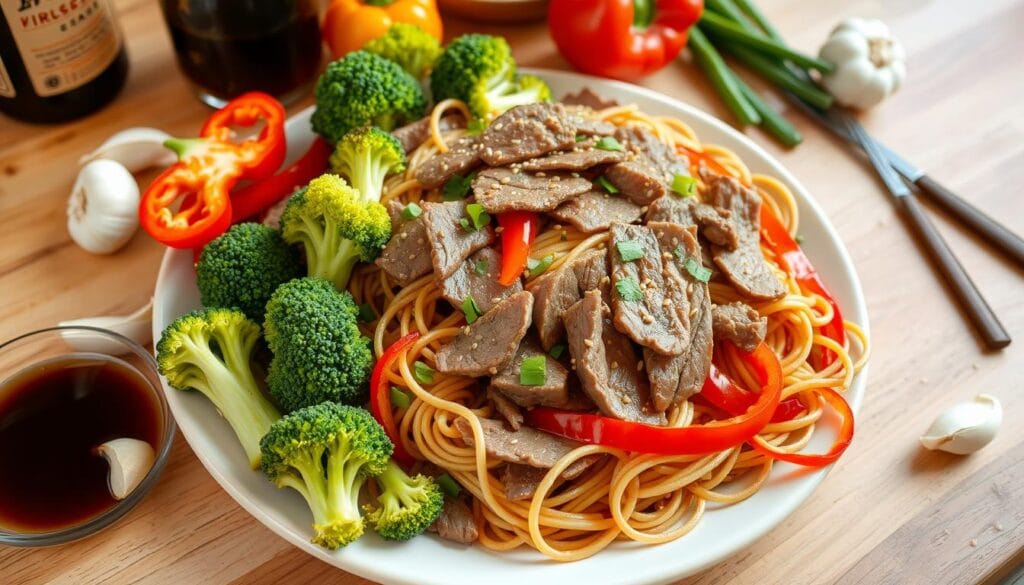 Quick & Delicious Beef and Broccoli Lomein Recipe! 4 Quick & Delicious Beef and Broccoli Lomein Recipe!