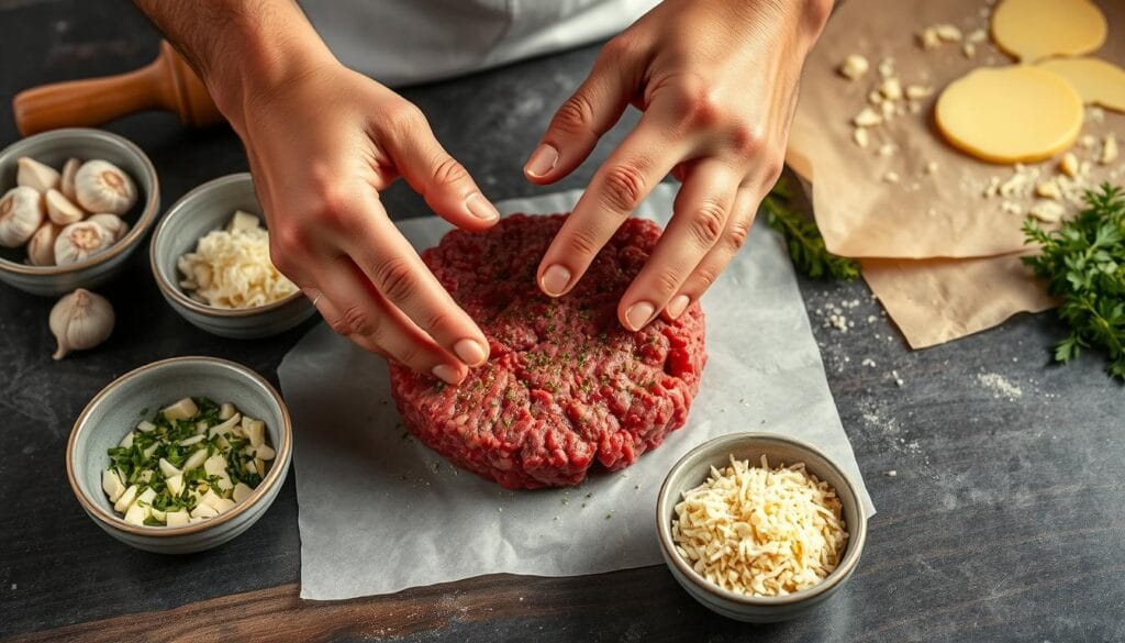 Garlic Parmesan Cheeseburger Bombs Recipe 5 Garlic Parmesan Cheeseburger Bombs Recipe