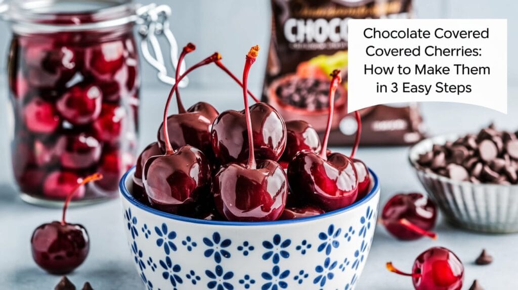 Chocolate Covered Cherries: How to Make Them in 3 Easy Steps 3 Chocolate Covered Cherries