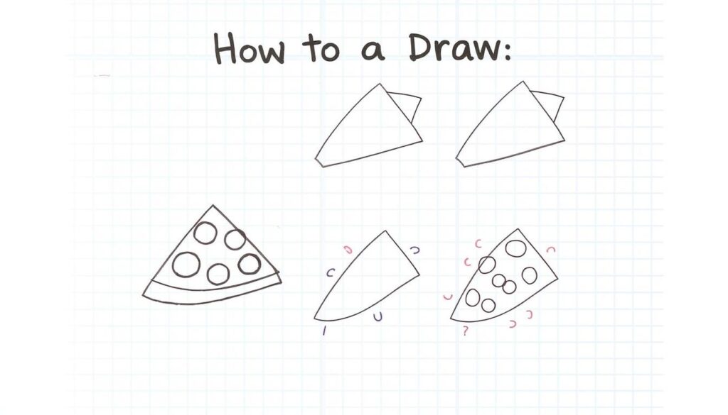 How to Make a Pizza Drawing in 3 Simple Steps 2 image 123