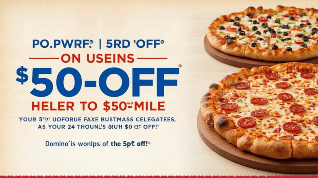 Dominos Coupons 50% Off: 5 Ways to Maximize Your Savings 2 Dominos coupons 50% off