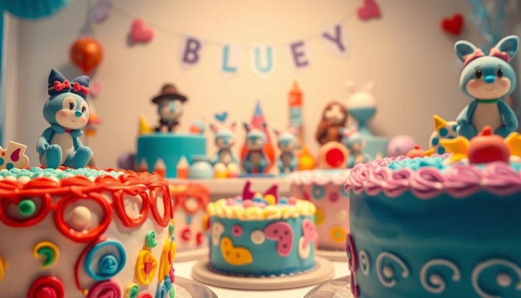 bluey and bingo cakes 3 bluey and bingo cakes